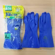 PVC rubber gloves